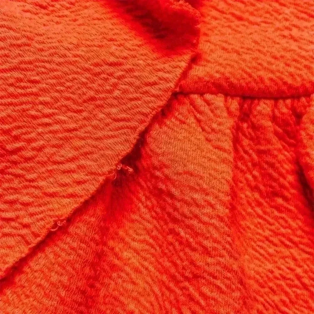 Anthropologie Postmark Women's L Orange Ruffle Peplum Blouse - Picture 7 of 8